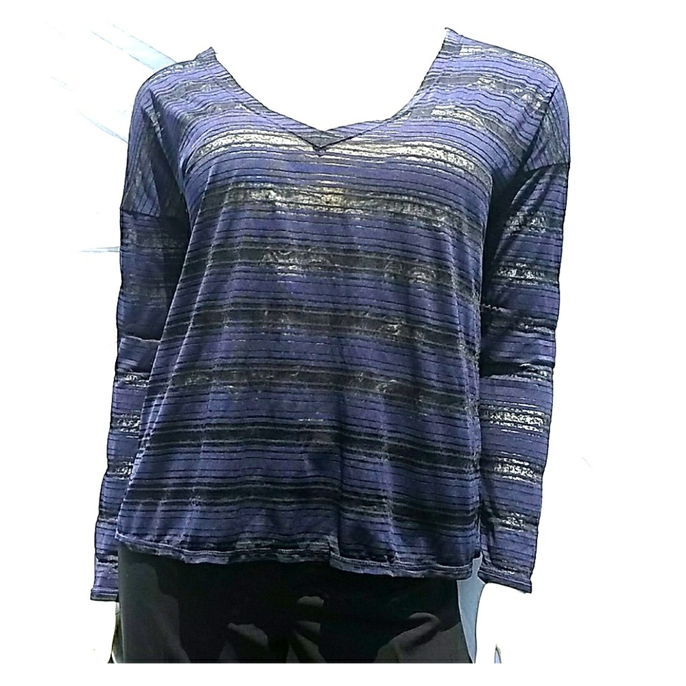 Athleta Sheer Keyhole (back) Size S